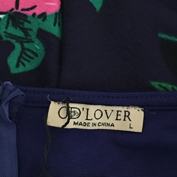 NWT All Occassion Floral Dress. L - Picture 4 of 6